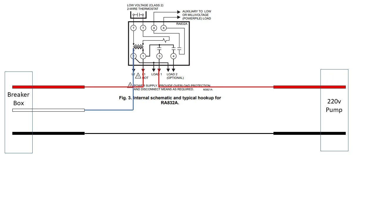 Подключение насоса electrical - Wiring a 220v pump with 2 hots to a controller - Home Improvement S