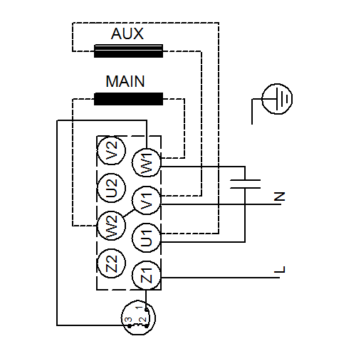 Подключение насоса CM3-8 A-R-I-V-AQQV - Grundfos CM - ЭКОМАКС