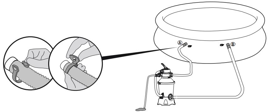 Подключение насоса бествей Bestway 58515 Sand Filter System Owner's Manual