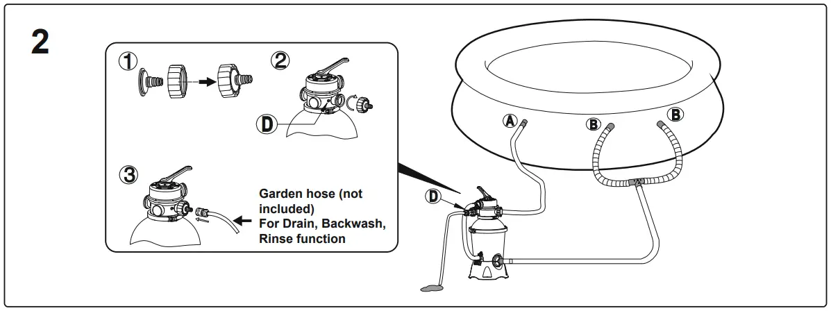 Подключение насоса бествей Bestway 58516 Flowclear 800 gal Pump Owner Manual