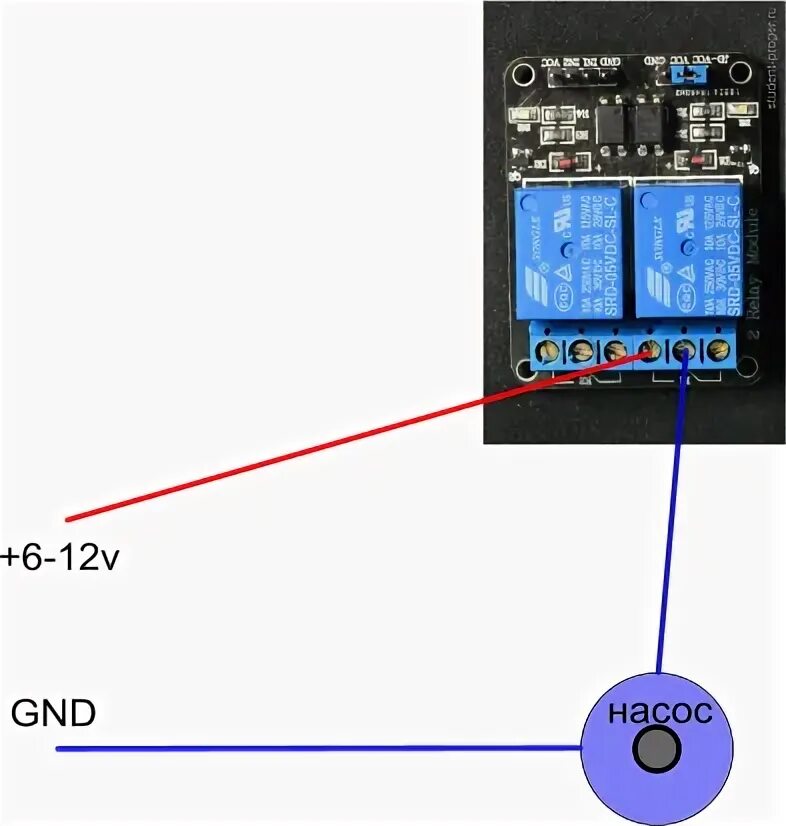 Подключение насоса генератора Подключение насоса Аппаратная платформа Arduino