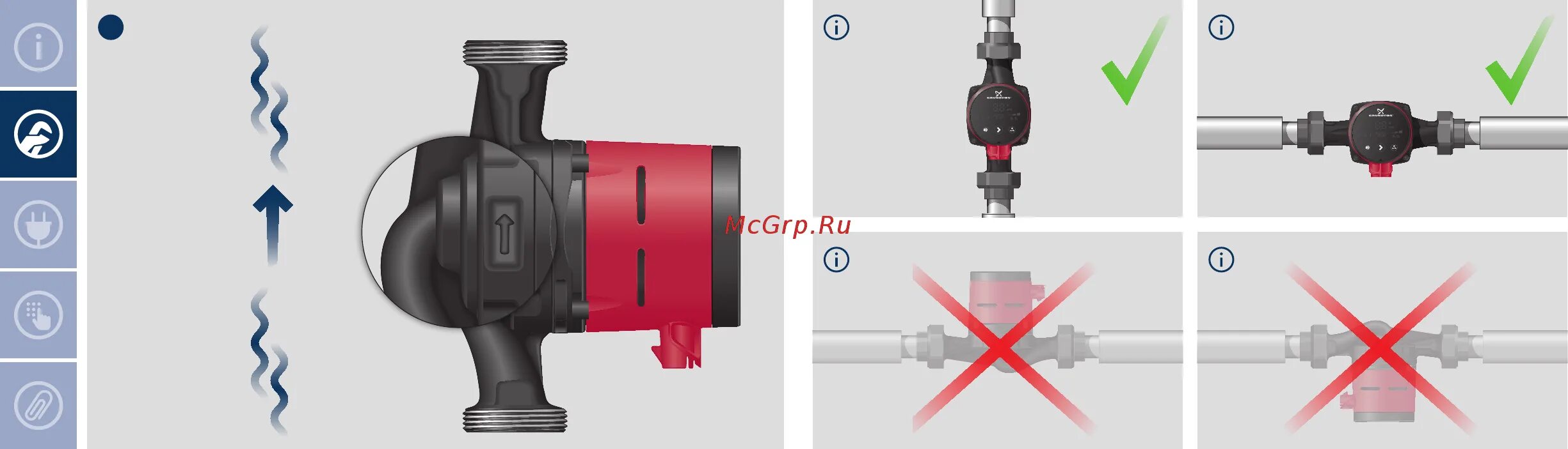 Подключение насоса grundfos 25 60 Grundfos ALPHA2 25-40 N 180 97993209 Инструкция по эксплуатации онлайн 15/31 308