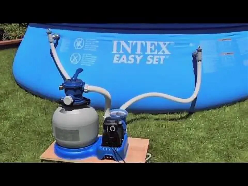 Подключение насоса интекс IntexSand_Filter_Stand_Alone_360p_RU - YouTube