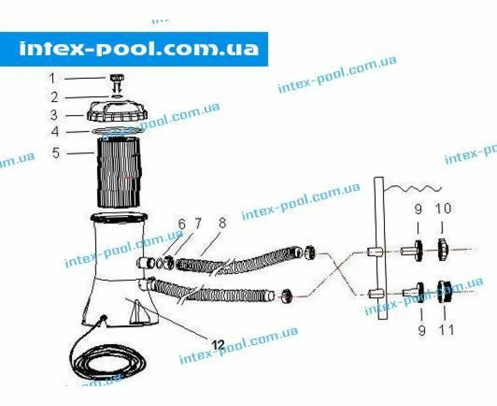 Подключение насоса интекс Как собрать фильтр для бассейна intex: правила, схема и инструкция по сборке фил