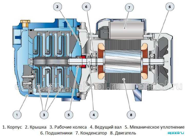 Подключение насоса pedrollo Поверхностный многоступенчатый насос Pedrollo PLURIJETm 3/80 - Купить по доступн