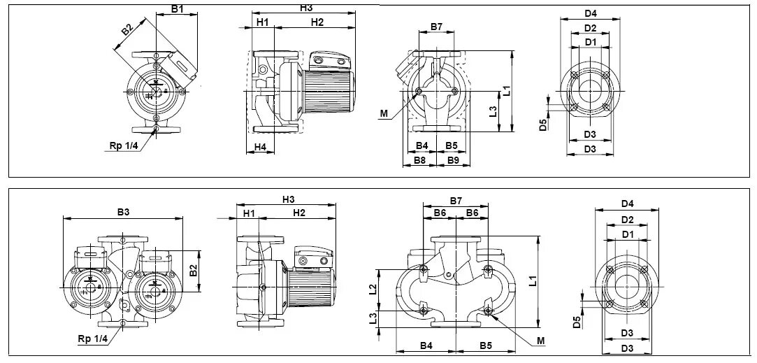 Электрический насос Grundfos UPS 40-180 F 1х230, 230 л/мин - купить по выгодной 