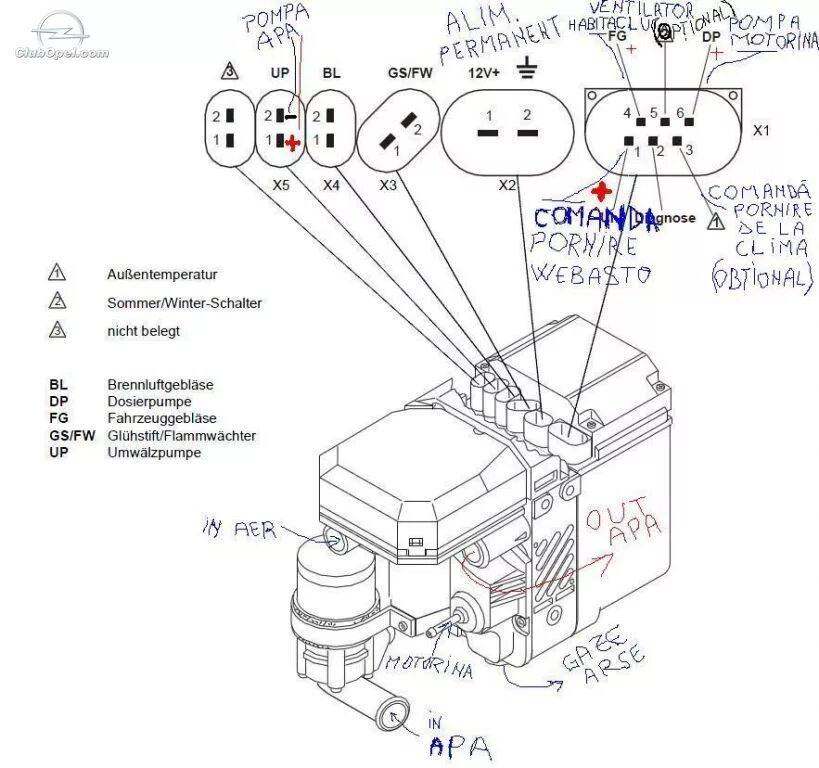 Подключение насоса вебасто Webasto Thermo Top Evo 5 Wiring Diagram - Your Ultimate Guide to Wiring Diagrams