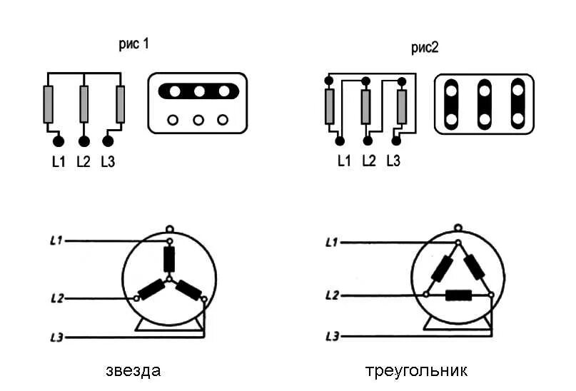 Подключение насоса звезда треугольник Подключение эл двигателя звезда треугольник: найдено 89 изображений