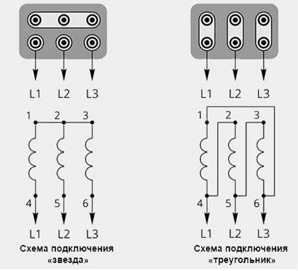 Подключение насоса звезда треугольник Выбор электродвигателя и расчет его рабочих параметров - en-res.ru