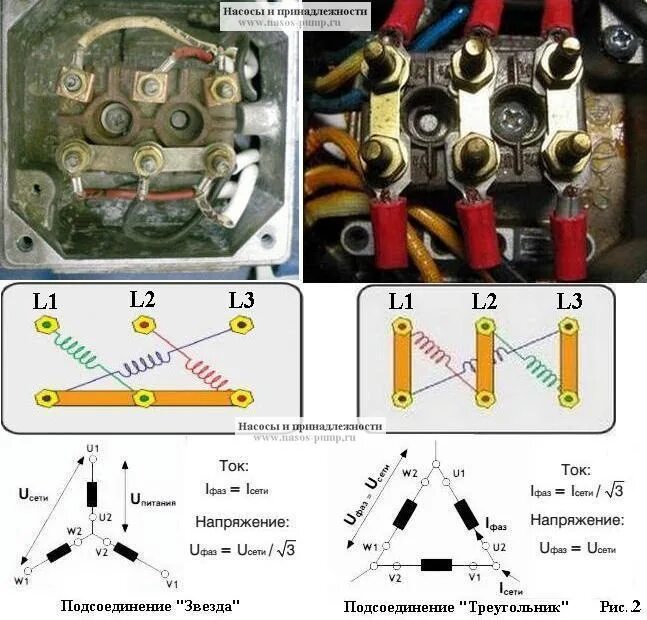 Подключение насоса звезда треугольник Помогите опознать и подключить Эл. Двигатель - Сообщество "Сделай Сам" на DRIVE2