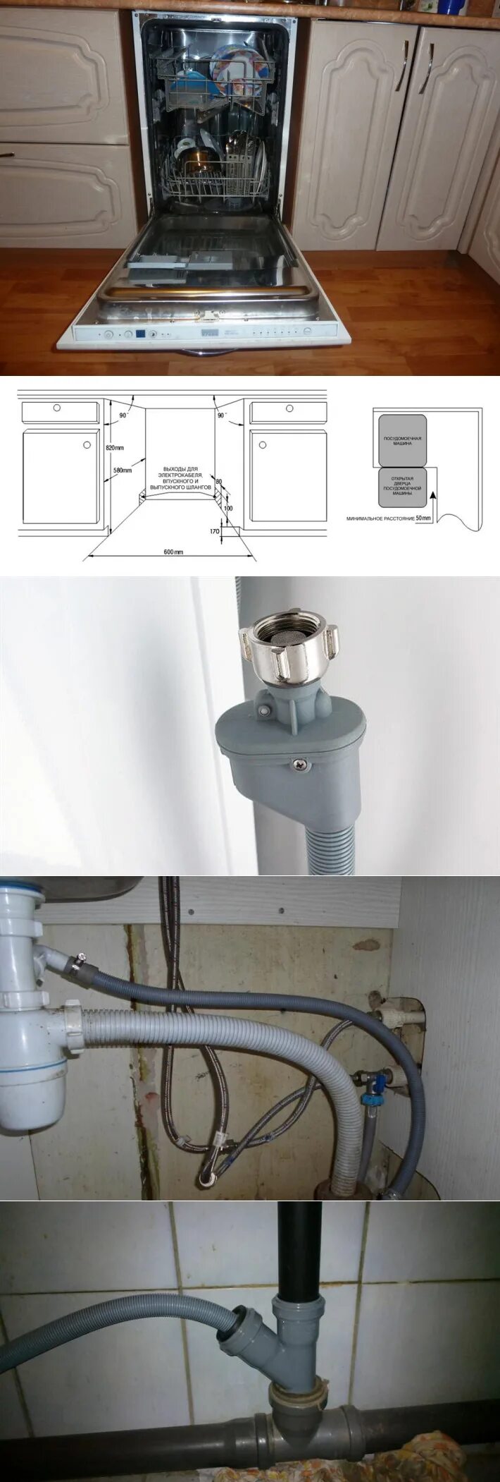 Подключение настольной посудомоечной машины Сам себе мастер: подключение посудомоечной машины Ремонт,Строительство Постила