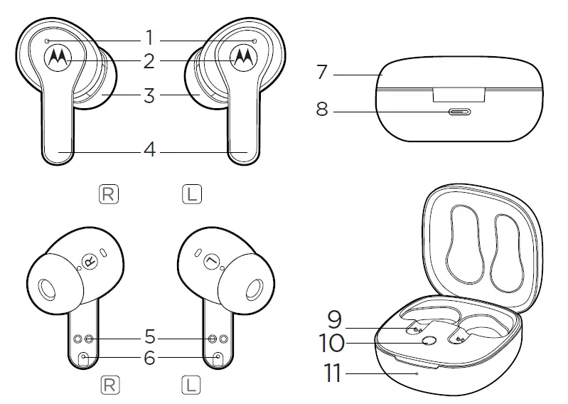 Подключение наушников buds 2 True wireless earbuds наушники инструкция