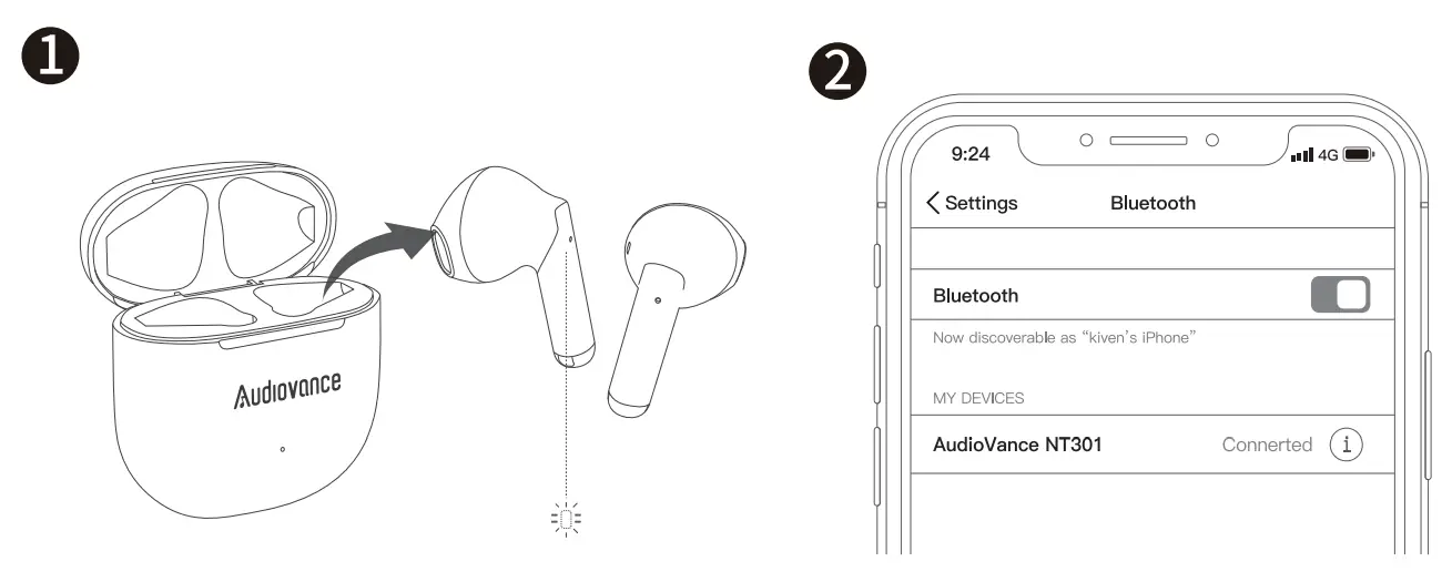 Подключение наушников buds 3 True wireless earbuds наушники инструкция