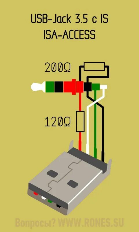 Подключение наушников через usb Распиновки переходника TRRS ("Jack") → USB Repuestos electronicos, Esquemas elec