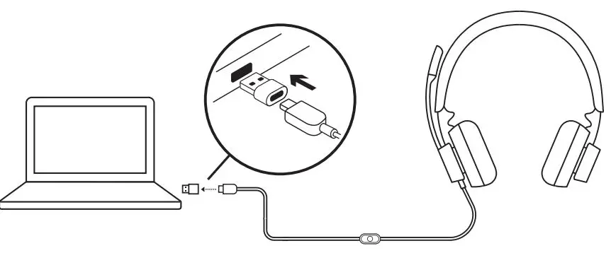 Подключение наушников к компьютеру через usb logitech Zone Wired Headset Manual - ItsManual