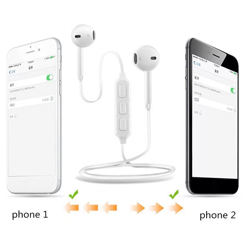 Подключение наушников к телефону airpods Wireless Bluetooth V4.1 Stereo Headphone Headset Earphone - Electronic Pro