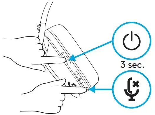 Подключение наушников realme к телефону Беспроводные игровые наушники Logitech G435 LIGHTSPEED, радиоканал и Bluetooth, 