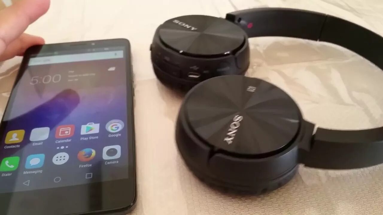 Подключение наушников сони к телефону How to pair SONY MDR-ZX330bt headphones to Huawei phone - YouTube