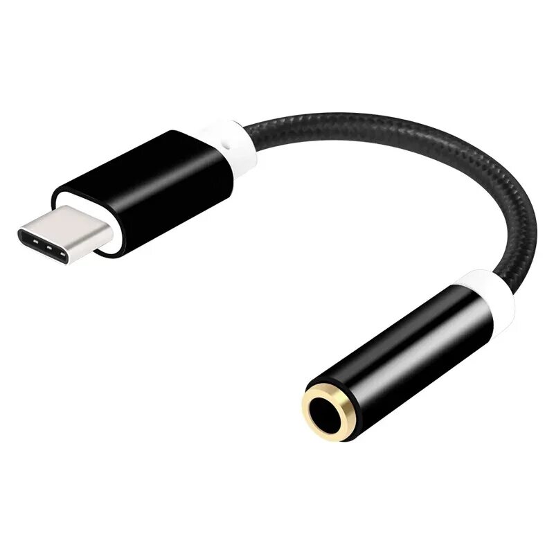 Подключение наушников type c к телефону Переходник usb-c/3,5 мм, для Oneplus 7 pro, Xiaomi Mi 9, 8 se, Samsung Note 10, 