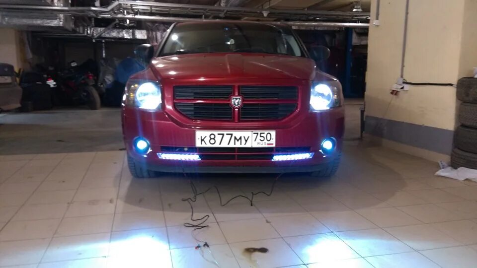 Подключение нештатных противотуманных фар додж калибр Установка дхо. - Dodge Caliber, 2 л, 2006 года тюнинг DRIVE2