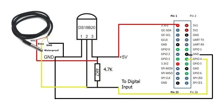 Подключение нескольких датчиков ds18b20 Подключение ds - найдено 90 фото