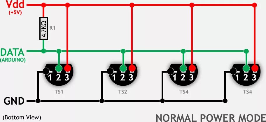 Подключение нескольких датчиков ds18b20 Полный цикл разработки IoT устройства управления подогревом бассейна на ESP8266 