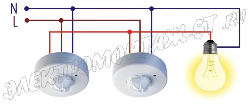 Подключение нескольких датчиков движения к одной лампе Освещение навеса. - Сообщество "Гараж Мечты" на DRIVE2