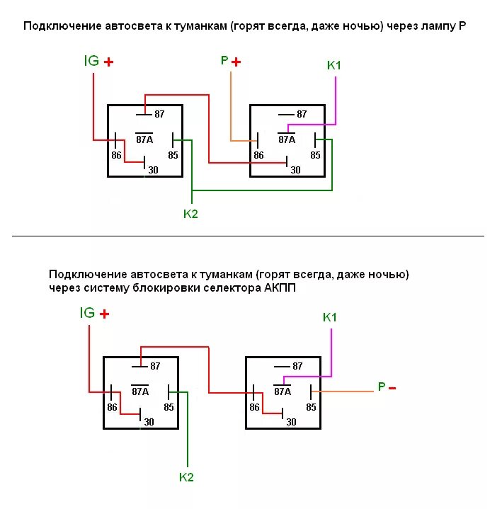 Подключение нескольких реле Форумы Caldina-Club * Просмотр темы - Обязательный ближний свет или ходовые огни