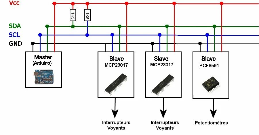 Подключение нескольких устройств по i2c к arduino Arduino i2c подключение