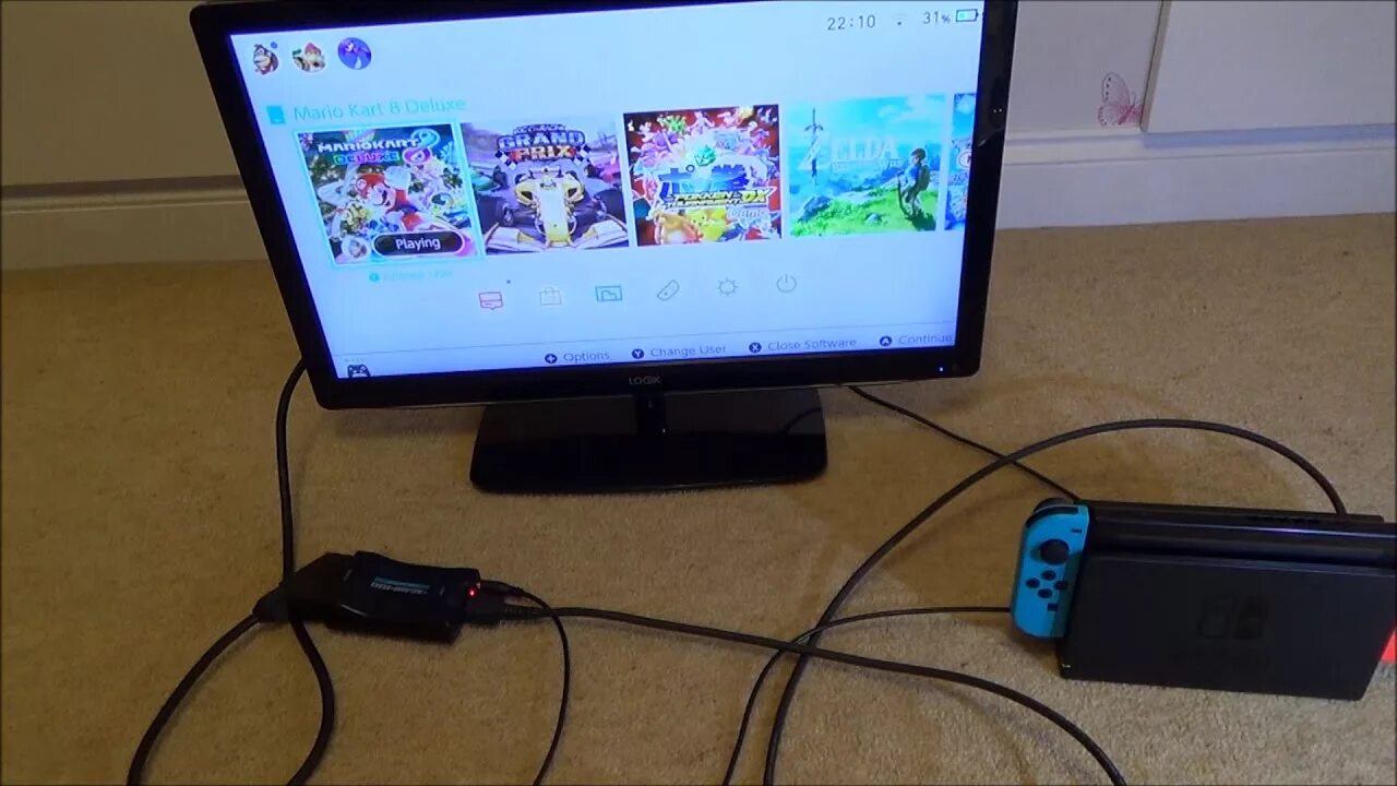 Подключение nintendo switch oled к телевизору How to connect your Nintendo Switch to a TV or Monitor WITHOUT HDMI - YouTube