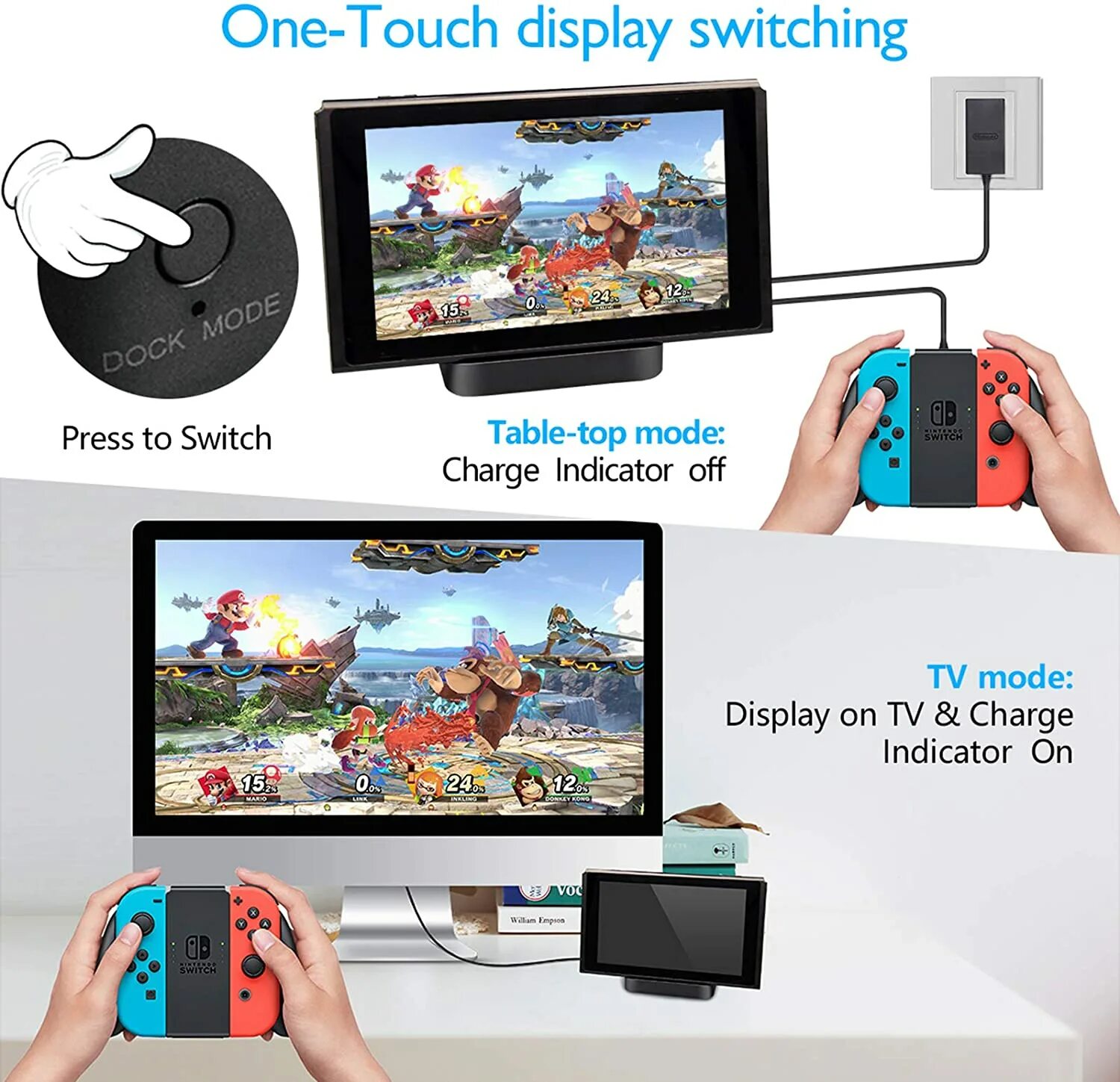 Подключение nintendo switch oled к телевизору Док-станция Gulikit NS05 для подключения к порту Nintendo AliExpress