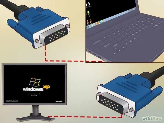 Подключение ноутбука к компьютеру Подключить два монитора к ноутбуку hdmi - найдено 90 картинок