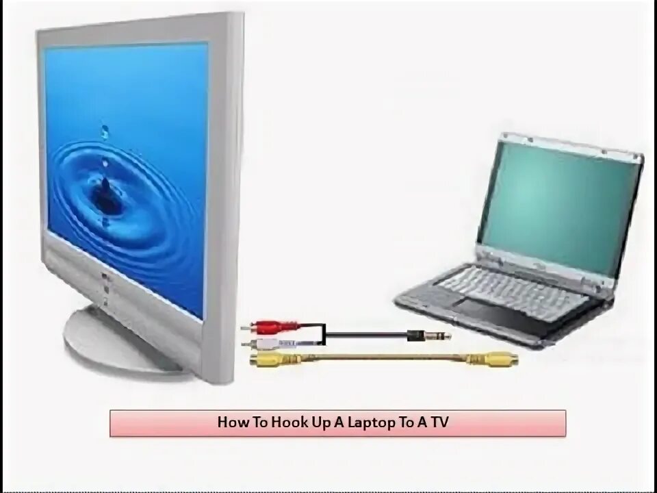 Подключение ноутбука к телевизору через usb How to Hook Up A Laptop To A TV - Step By Step Guide - YouTube