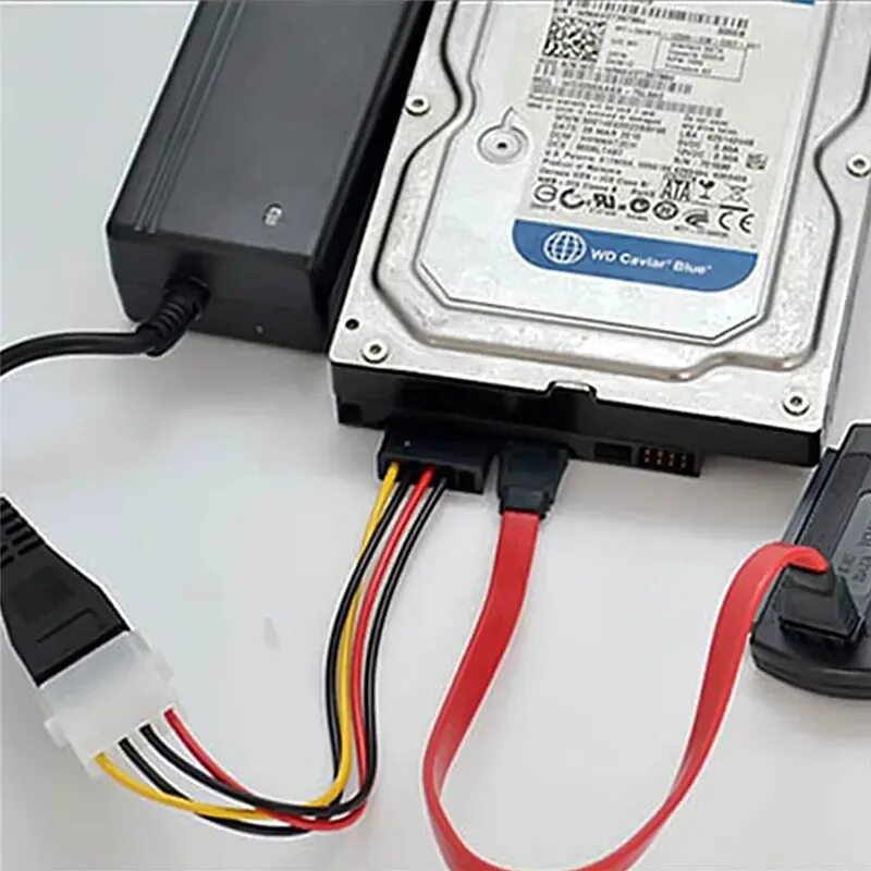 Подключение нового жесткого диска к компьютеру Centechia SATA/PATA/IDE Drive to USB 2.0 Adapter Converter Cable for Hard Drive 