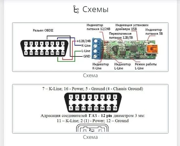 Подключение обд 2 к ваз Распиновка obd2 разъема ваз 2114 59 фото - KubZap.ru