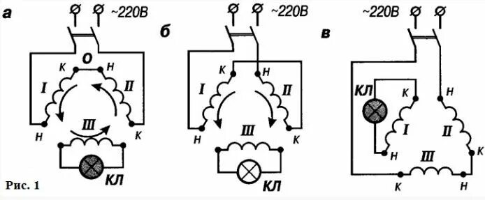 Подключение обмоток асинхронного двигателя 2 способа как определить мощность, частоту вращения, начало и конец обмоток двиг