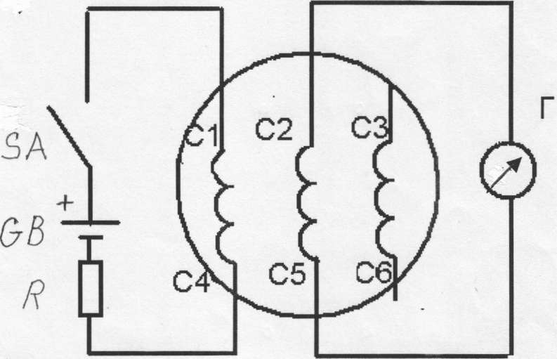 Подключение обмоток двигателя Определение выводов обмоток двигателя. Соединение обмоток