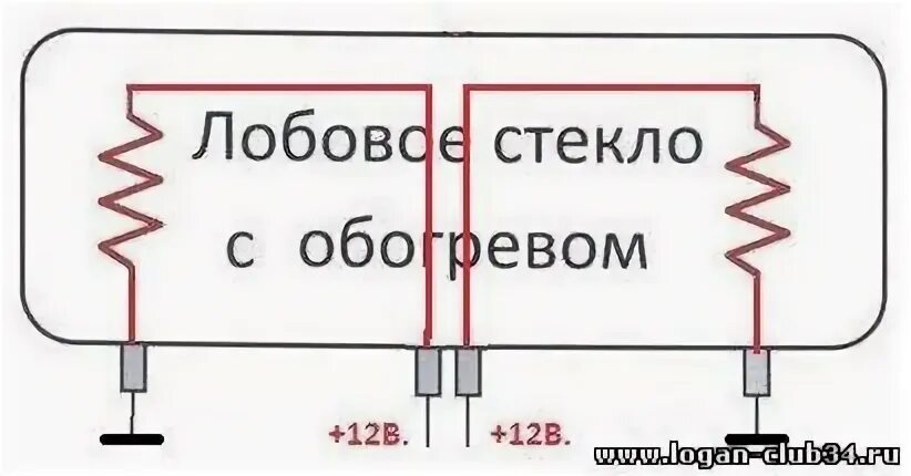 Подключение обогрева лобового стекла логан 2 Установка лобового стекла с подогревом на логан 2