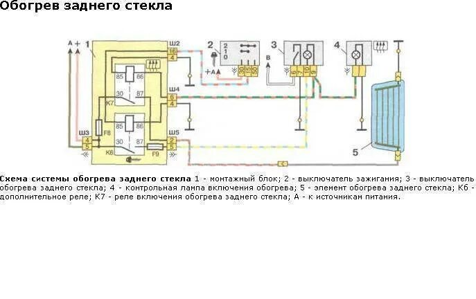 Подключение обогрева заднего стекла нива Не работает обогрев заднего стекла, зеркал заднего вида, сидений, причины