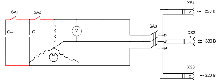 Подключение однофазного асинхронного двигателя в режим генерации Асинхронный электродвигатель в качестве генератора Полезное своими руками Генера