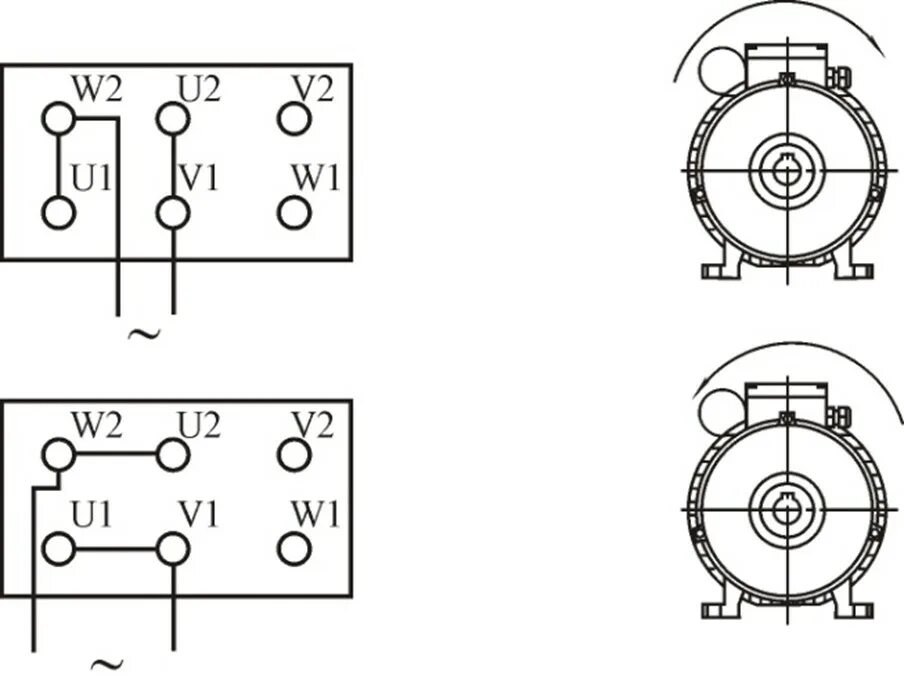 Подключение однофазного двигателя аиру 71 е Однофазные асинхронные электродвигатели европейского стандарта DIN (CENELEC) сер