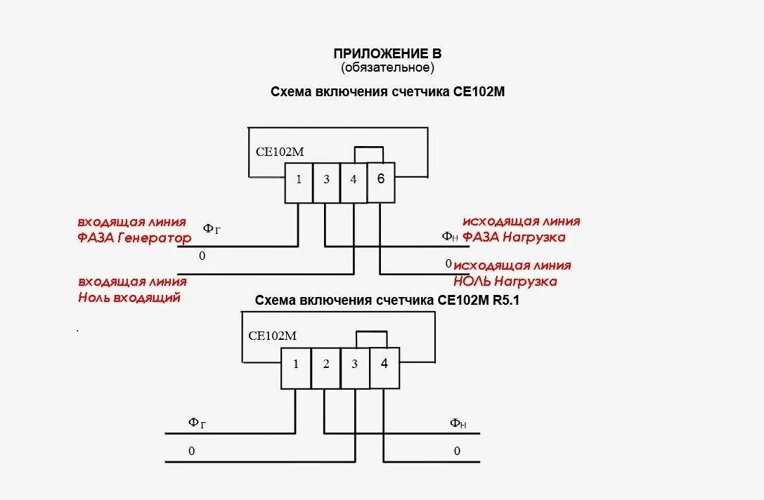 Подключение однофазного счетчика се 101 Схема подсоединения электросчетчика энергомера