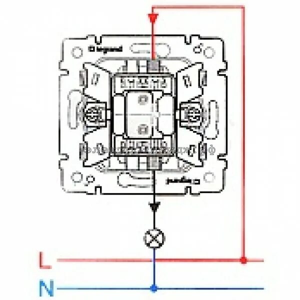 Подключение одноклавишного выключателя легран Valena ALLURE Выключатель 2-кл с лиц панелью алюм 752905