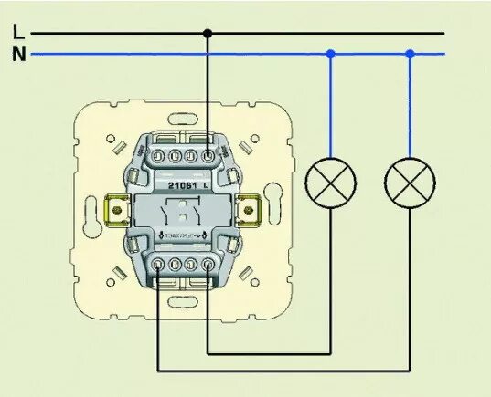 Подключение одноклавишного выключателя schneider схема Ответы Mail.ru: Как подключить 2х клавишный выключатель