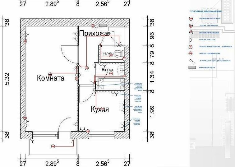 Подключение однокомнатной квартиры Схема электропроводки однокомнатной квартиры Electrical layout, Layout, Floor pl