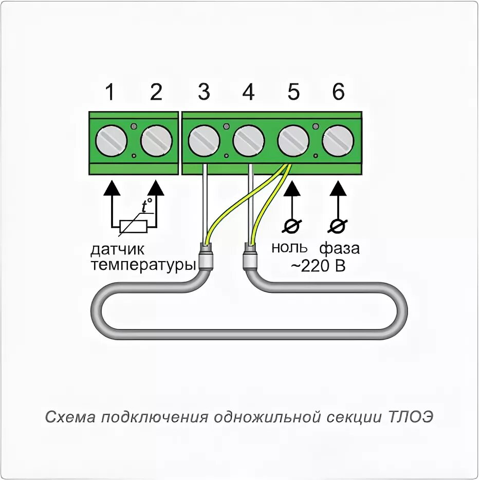 Подключение одножильного теплого пола к терморегулятору Монтаж комплектов одножильных секций