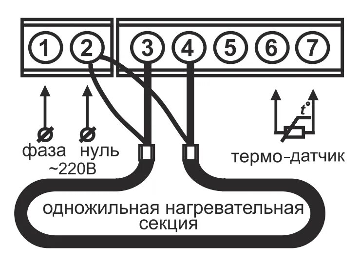 Подключение одножильного теплого пола к терморегулятору Как подключить теплый пол к терморегулятору: схемы, инструкция подсоединения и н