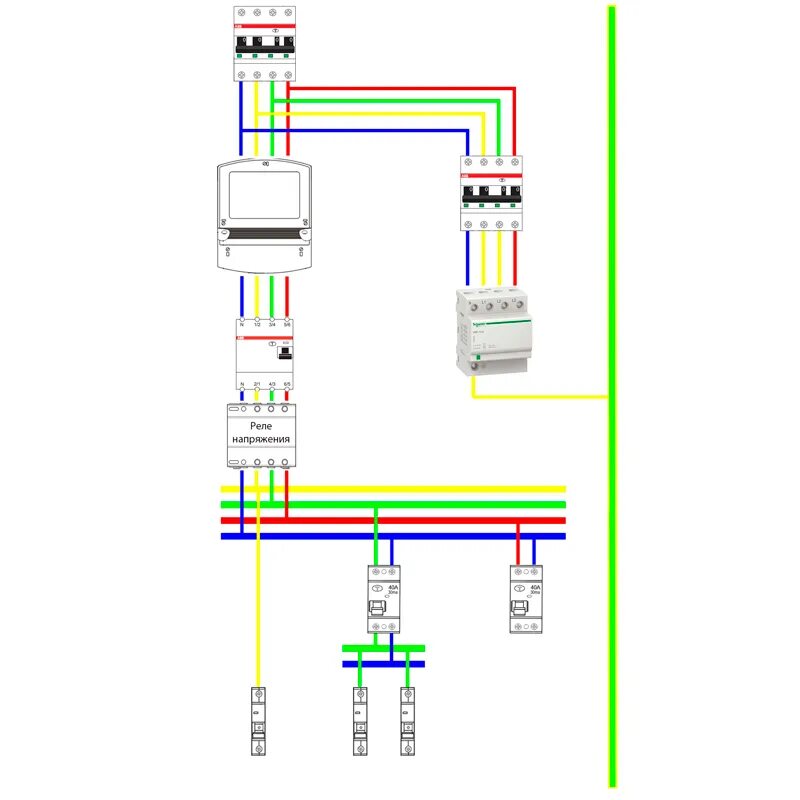 Подключение оин 3 ABB подключение