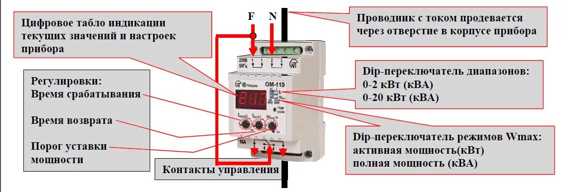 Подключение ом 3 Схема подключения ом