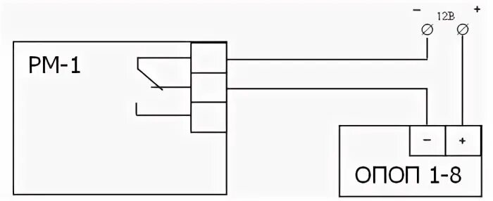 Подключение опоп 1 r3 РМ-1 Рубеж Релейный модуль. Купить РМ-1 Рубеж со склада в Москве / Санкт-Петербу